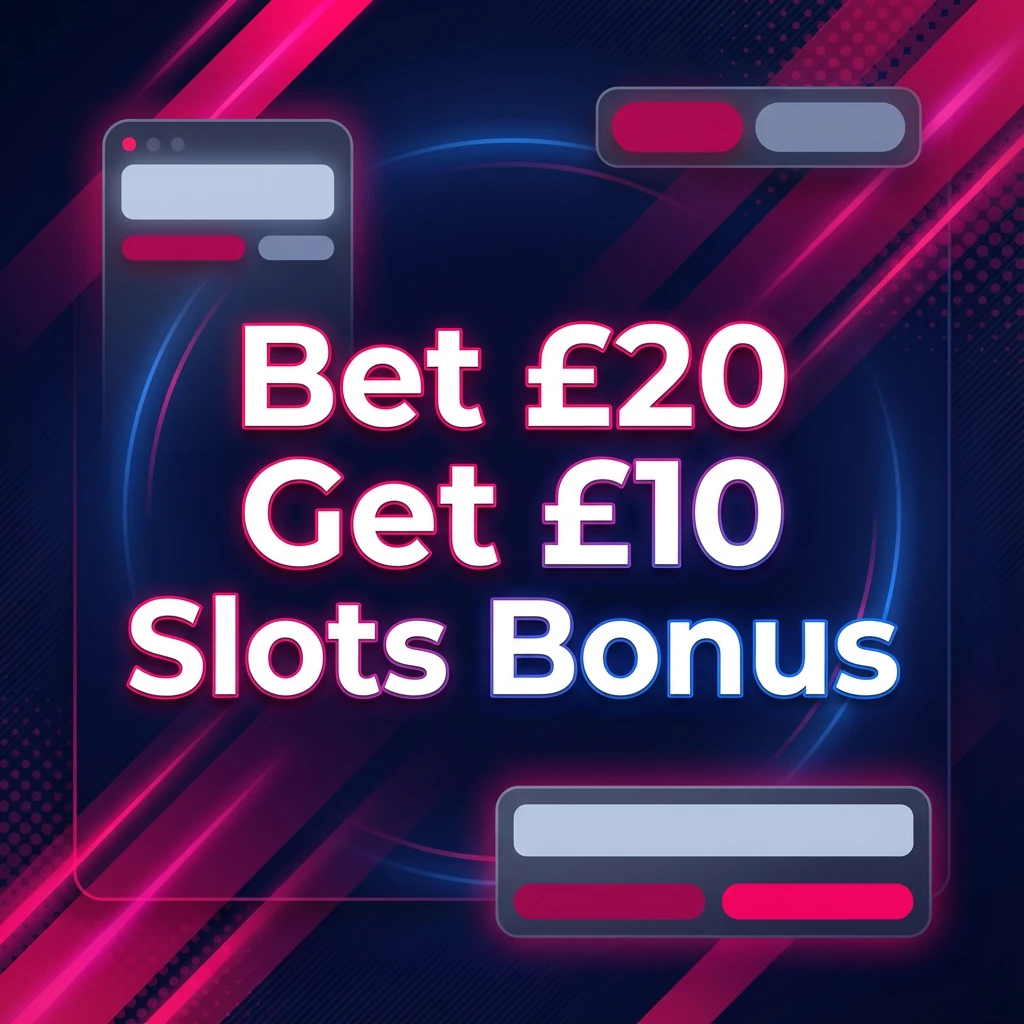 Bet £20 Get £10 Slots Bonus